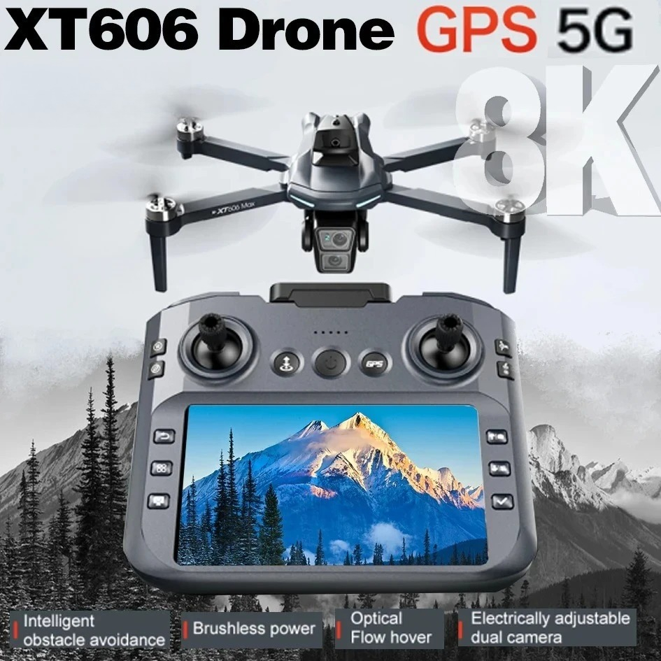 Drone Multispectral - Dron Original XT606 Profesional con Cámara