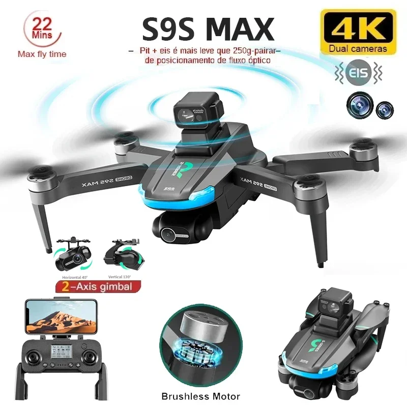 Drone Aerial Photography - Nuevo S9S MAX MINI Drone 4K