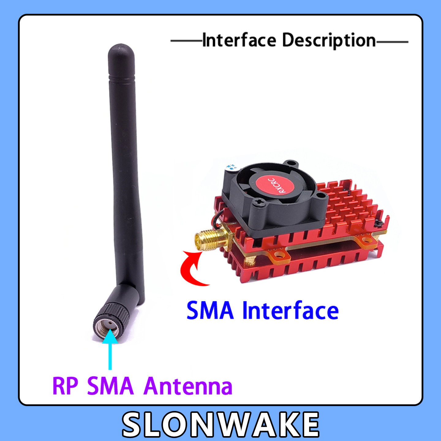 SLONWAKE 5,8G 2W VTX FPV 1800T - Drone Aerial Photography reseña y precio