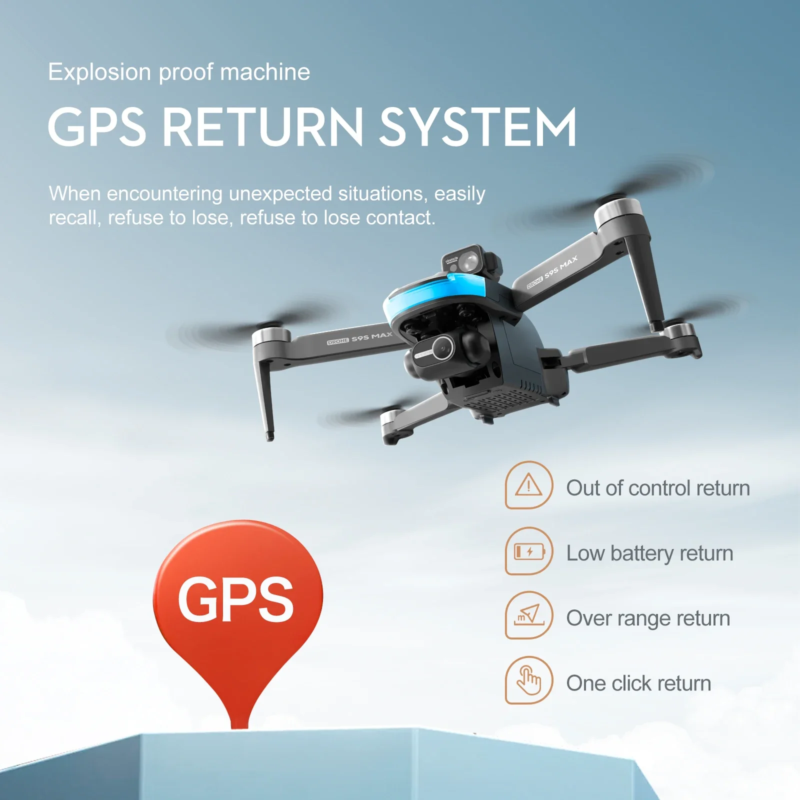 Nuevo S9S MAX MINI Drone 4K 2  - Drone Aerial Photography reseña y precio