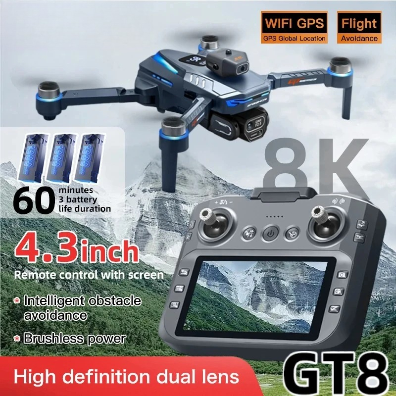 Dron Original GT8 8K Profesion - Drone Surveying reseña y precio