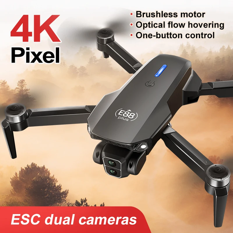 Nuevo Dron cuadricóptero E88 P - Drone Aerial Photography reseña y precio
