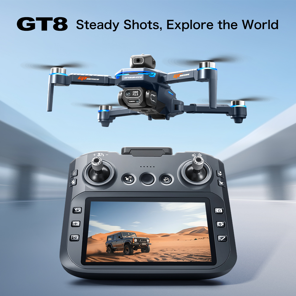 Dron Plegable GT8 Max 8K HD Pr - Drone Multispectral reseña y precio