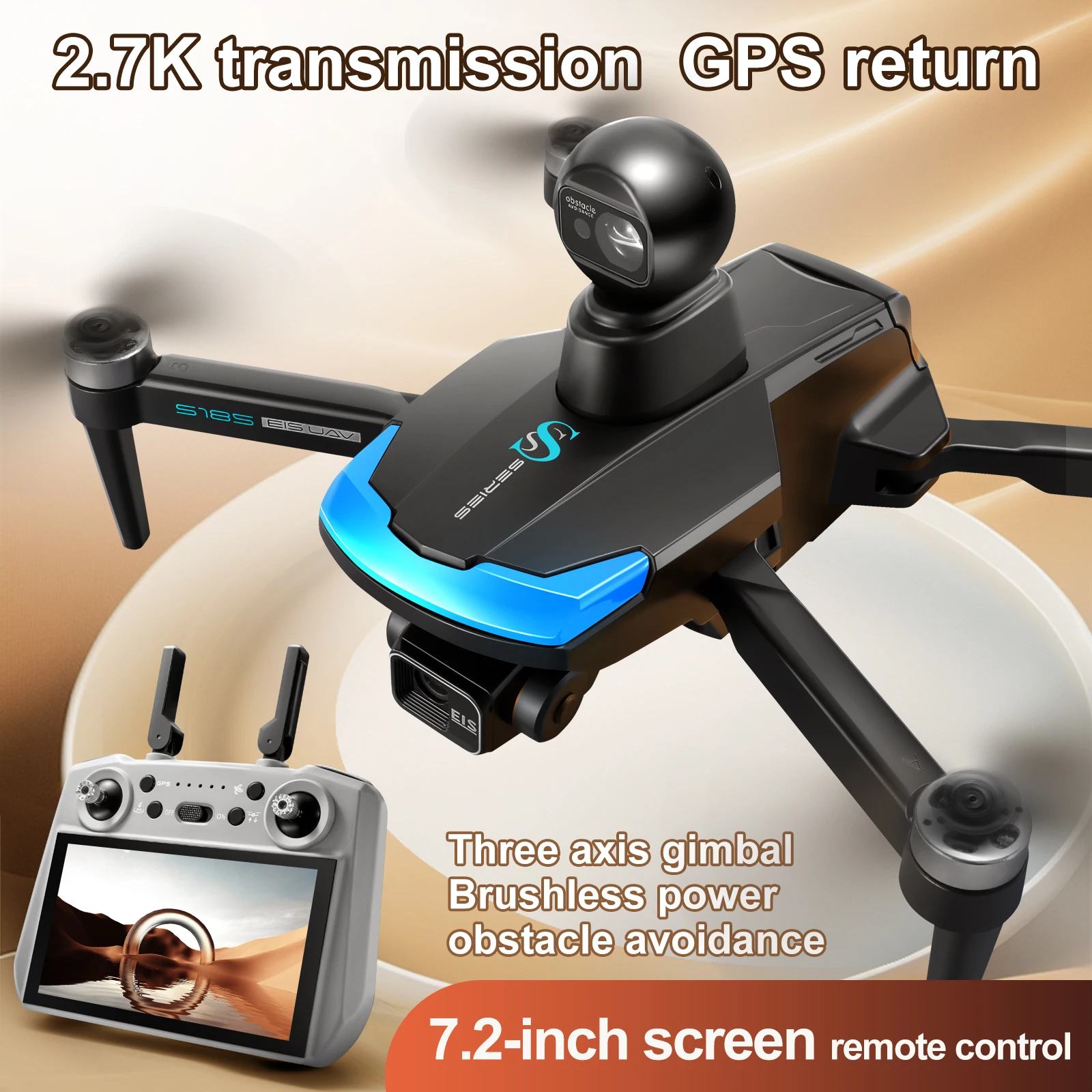 Dron profesional S185 2,7 K HD - Drone Multispectral reseña y precio